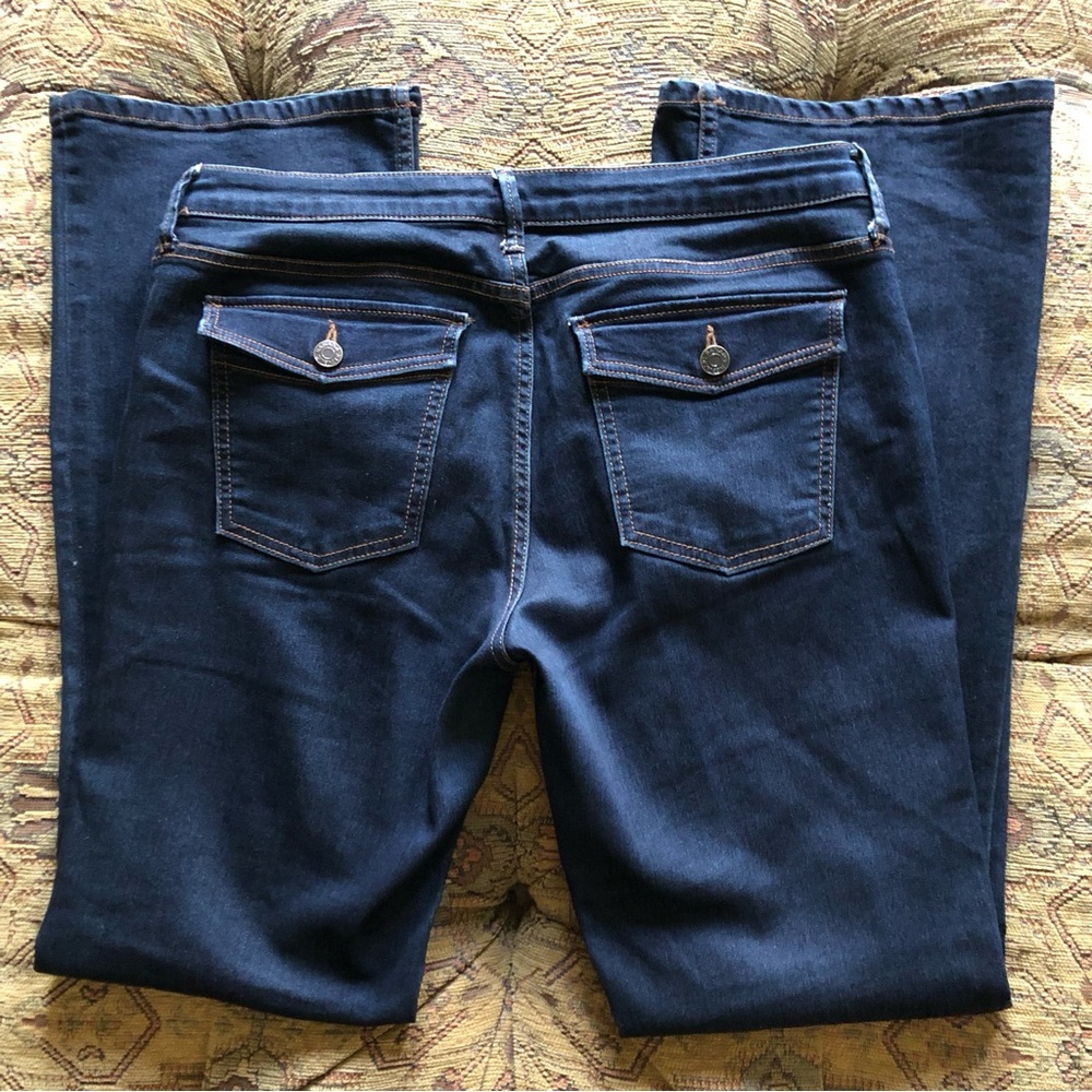 Banana Republic Bootcut Jeans Size 8 29 Dark Wash Mid Rise